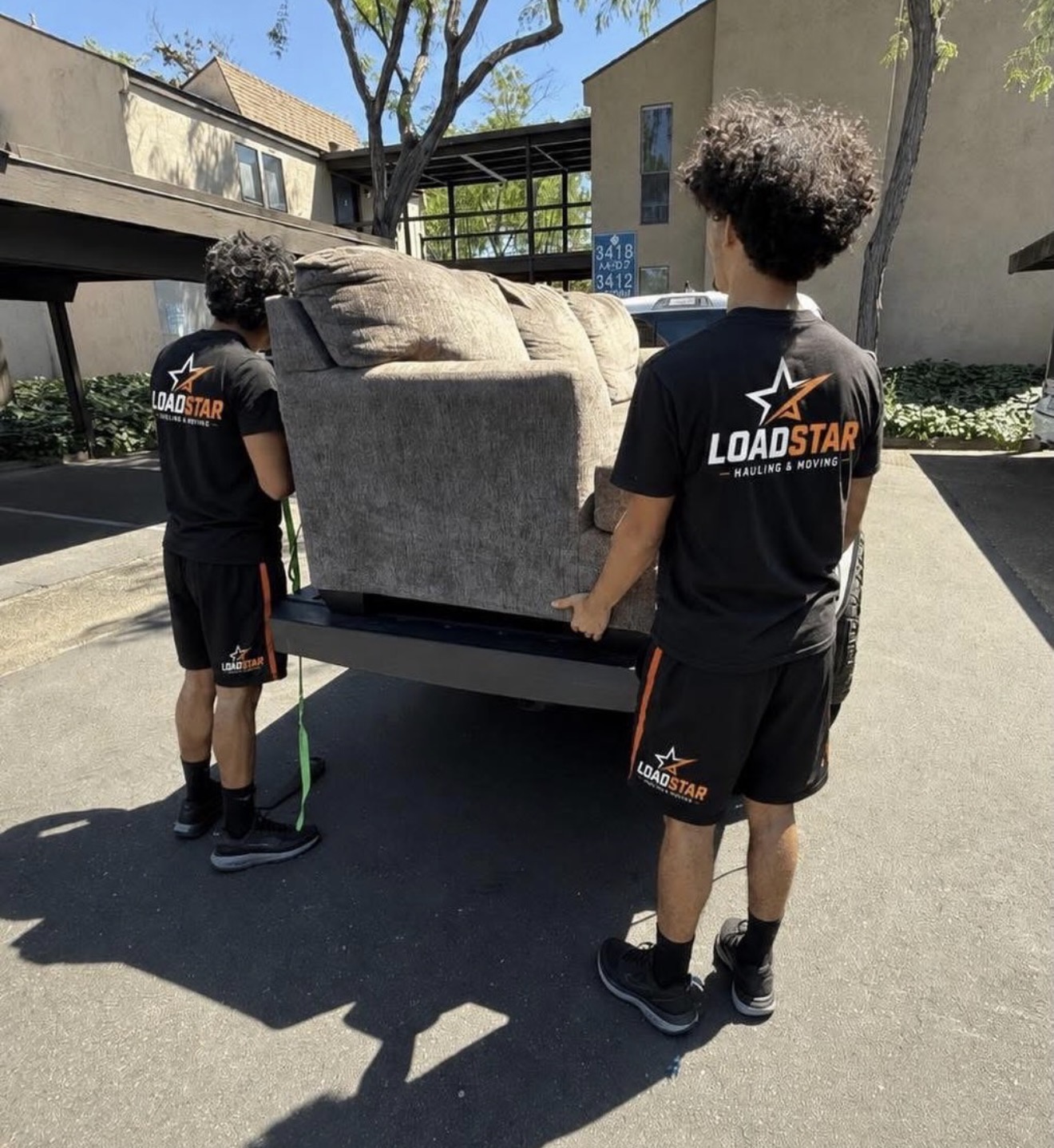 Furniture delivery by LoadStar crew